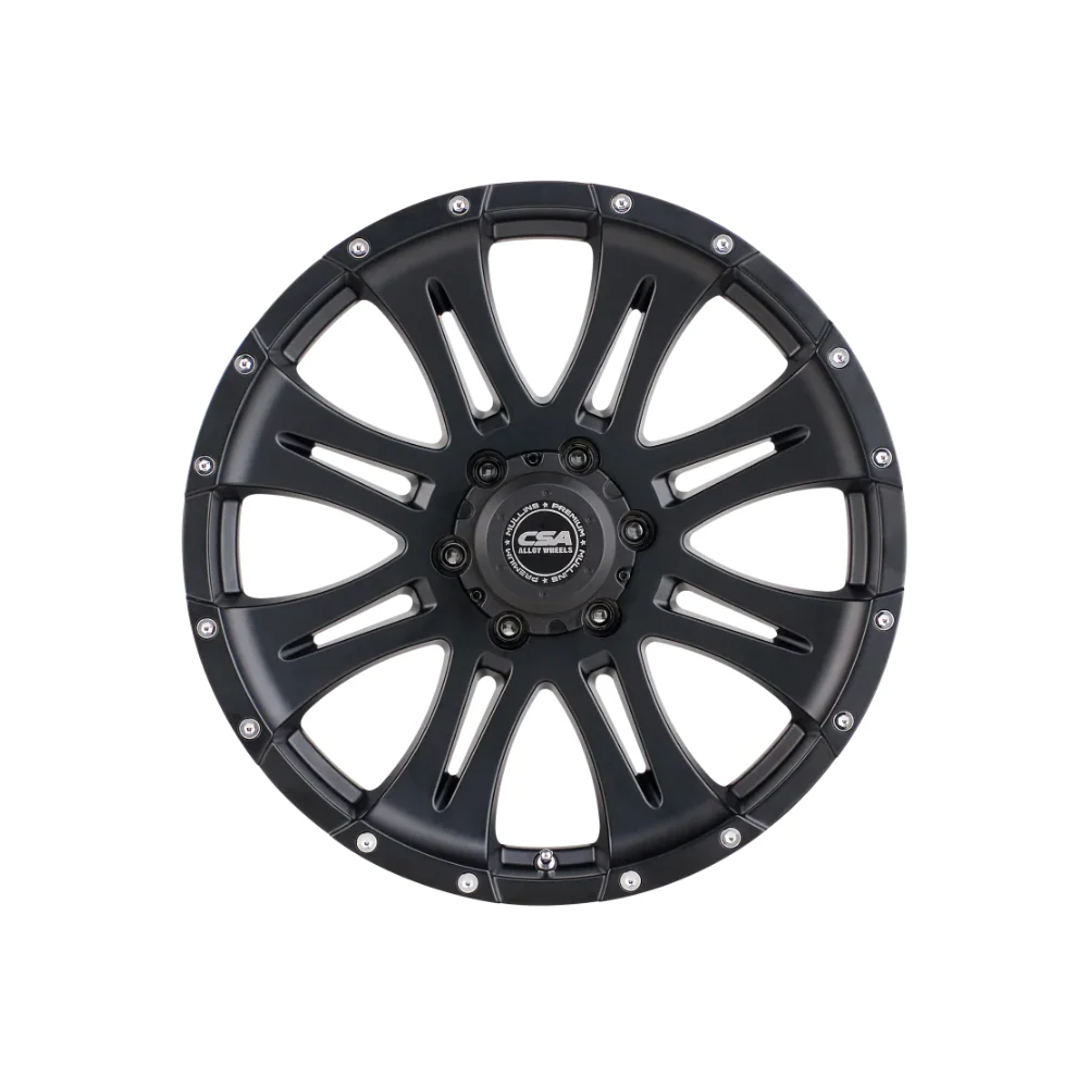 CSA WHEELS Raptor Large Cap SATIN BLACK MILLED - Image 2