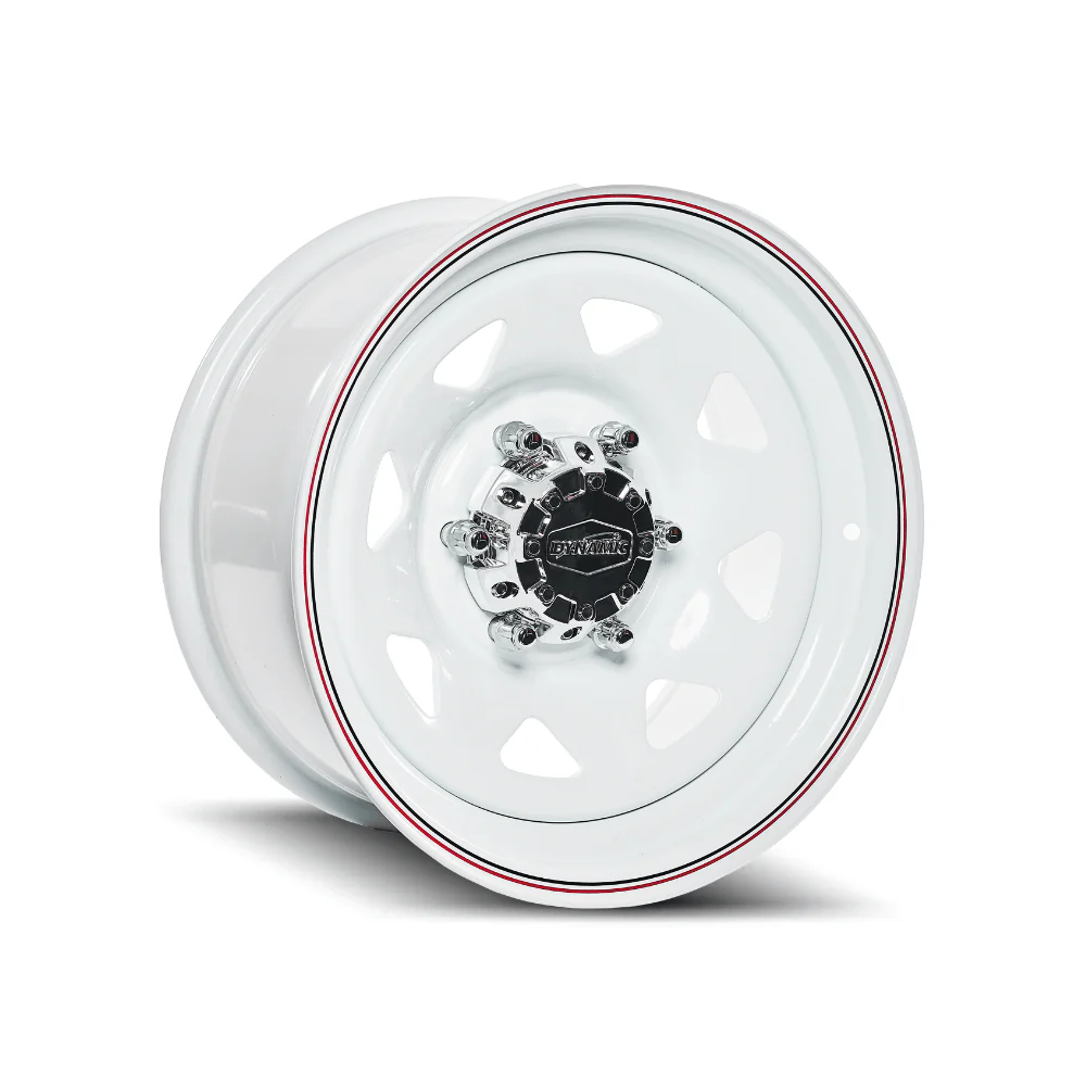 DYNAMIC WHEEL SUNRAYSIA WHITE-RED-BLACK STRIPE