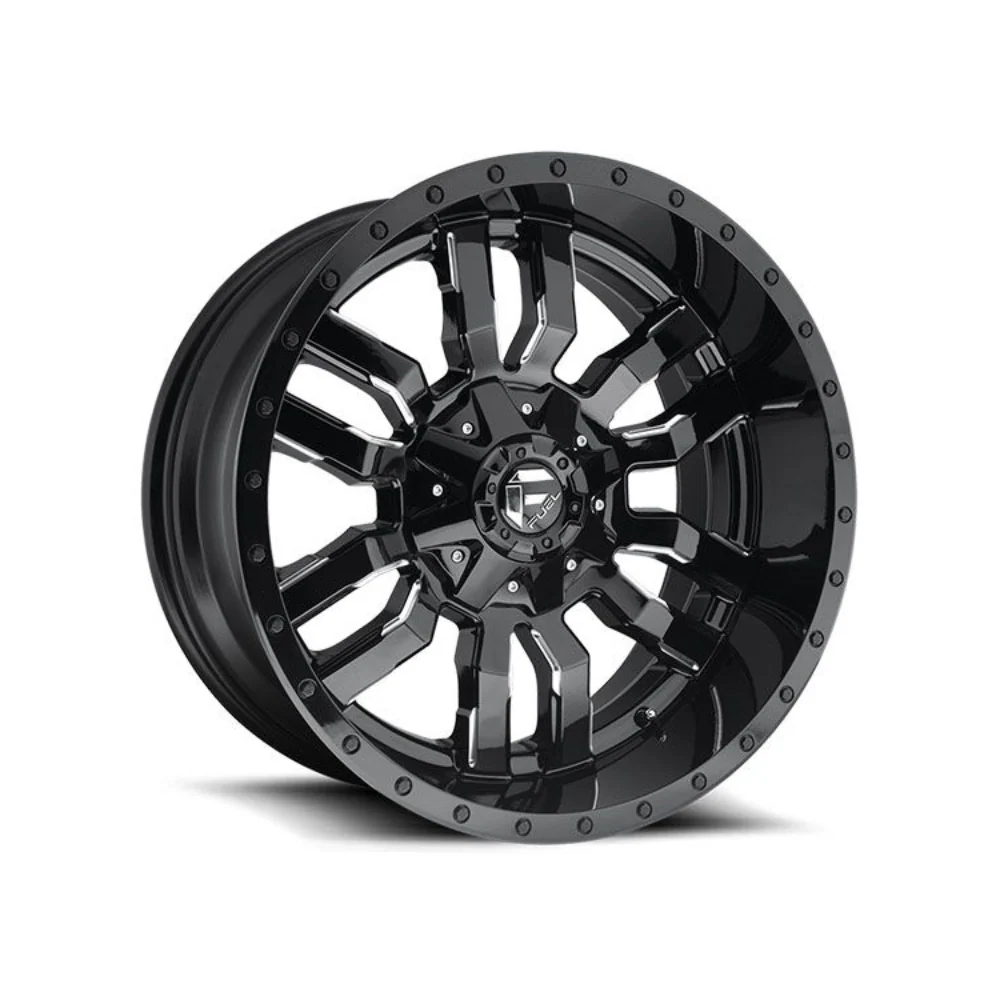 FUEL 1PC D595 SLEDGE GLOSS BLACK MILLED