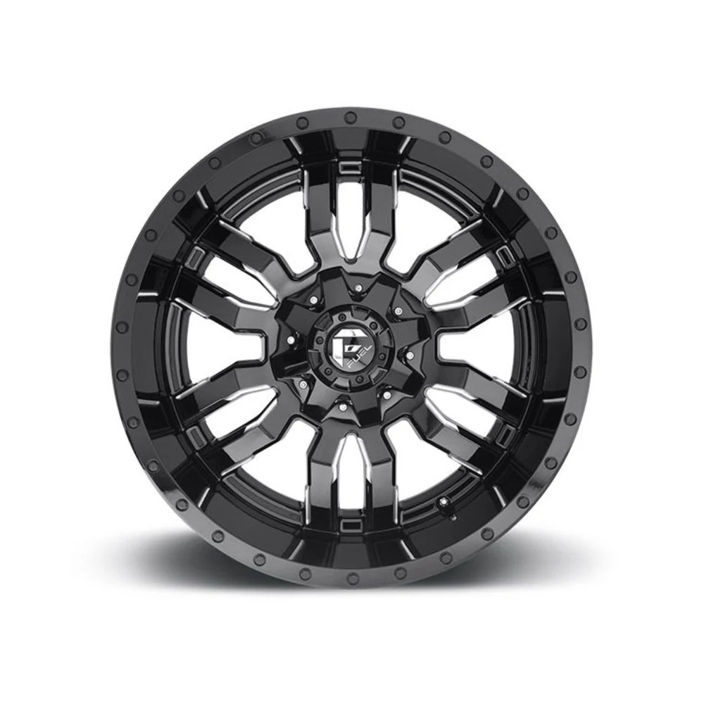 FUEL 1PC D595 SLEDGE GLOSS BLACK MILLED - Image 2