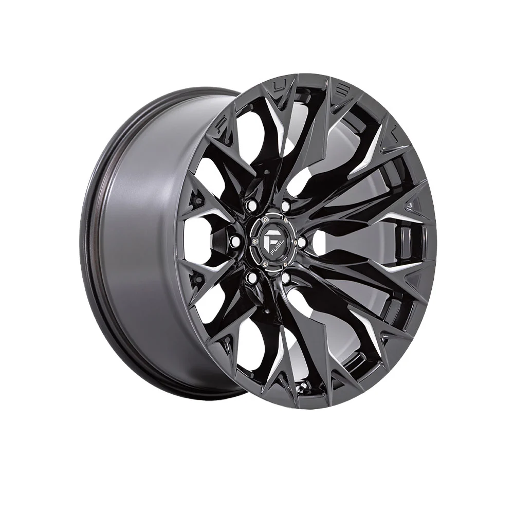 FUEL 1PC D803 FLAME GLOSS BLACK MILLED