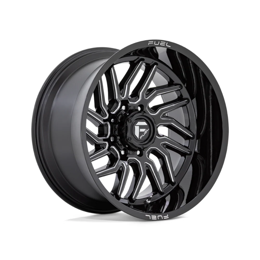 FUEL 1PC D807 HURRICANE GLOSS BLACK MILLED