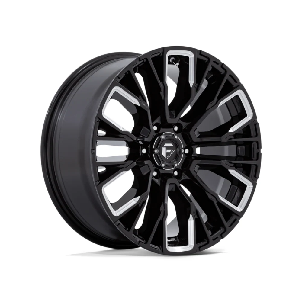 FUEL 1PC D849 REBAR GLOSS BLACK MILLED