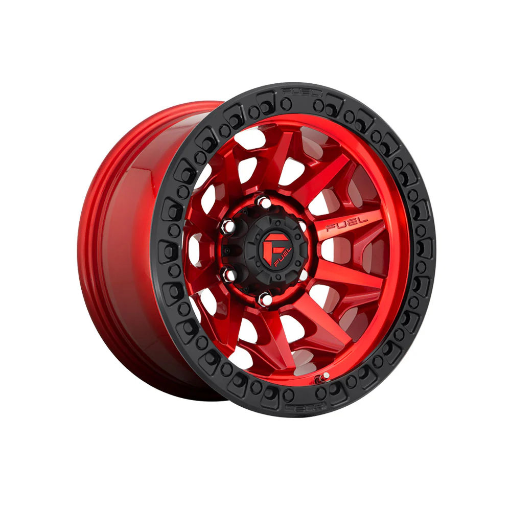 FUEL COVERT CANDY RED BLACK BEAD RING