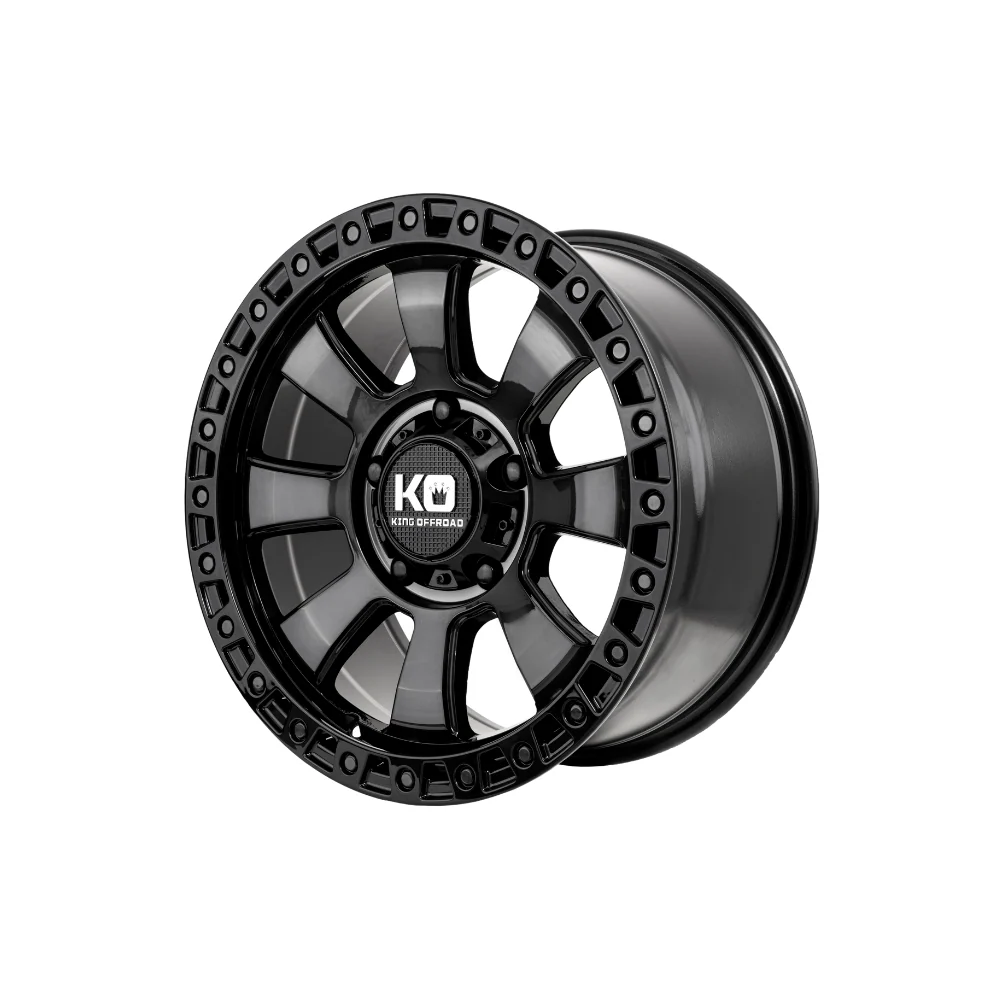 KING OFFROAD ARMOR GLOSS BLACK/BLACK TINT FACE - Image 3