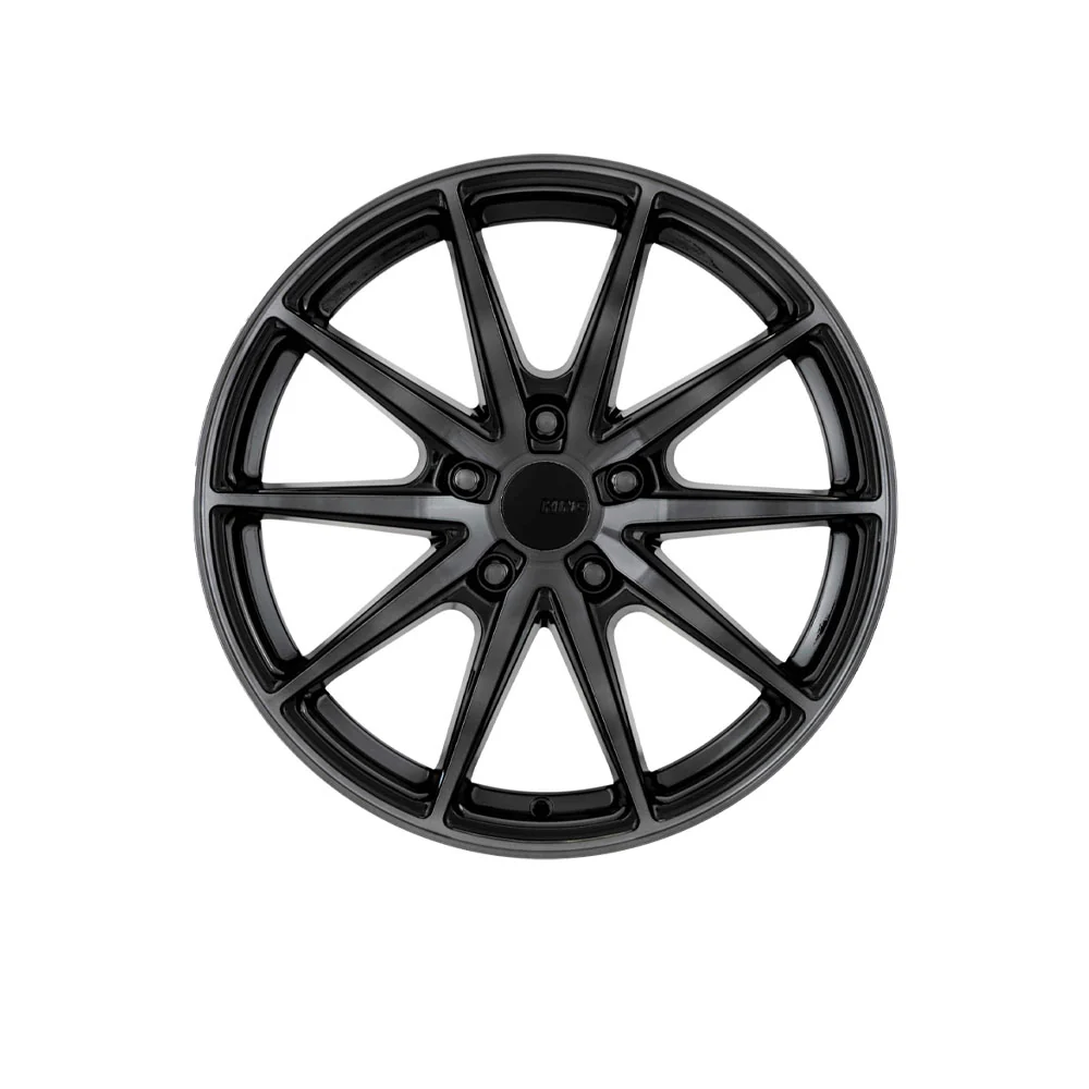 KING WHEELS CRANK GLOSS BLACK/BLACK TINT FACE - Image 2