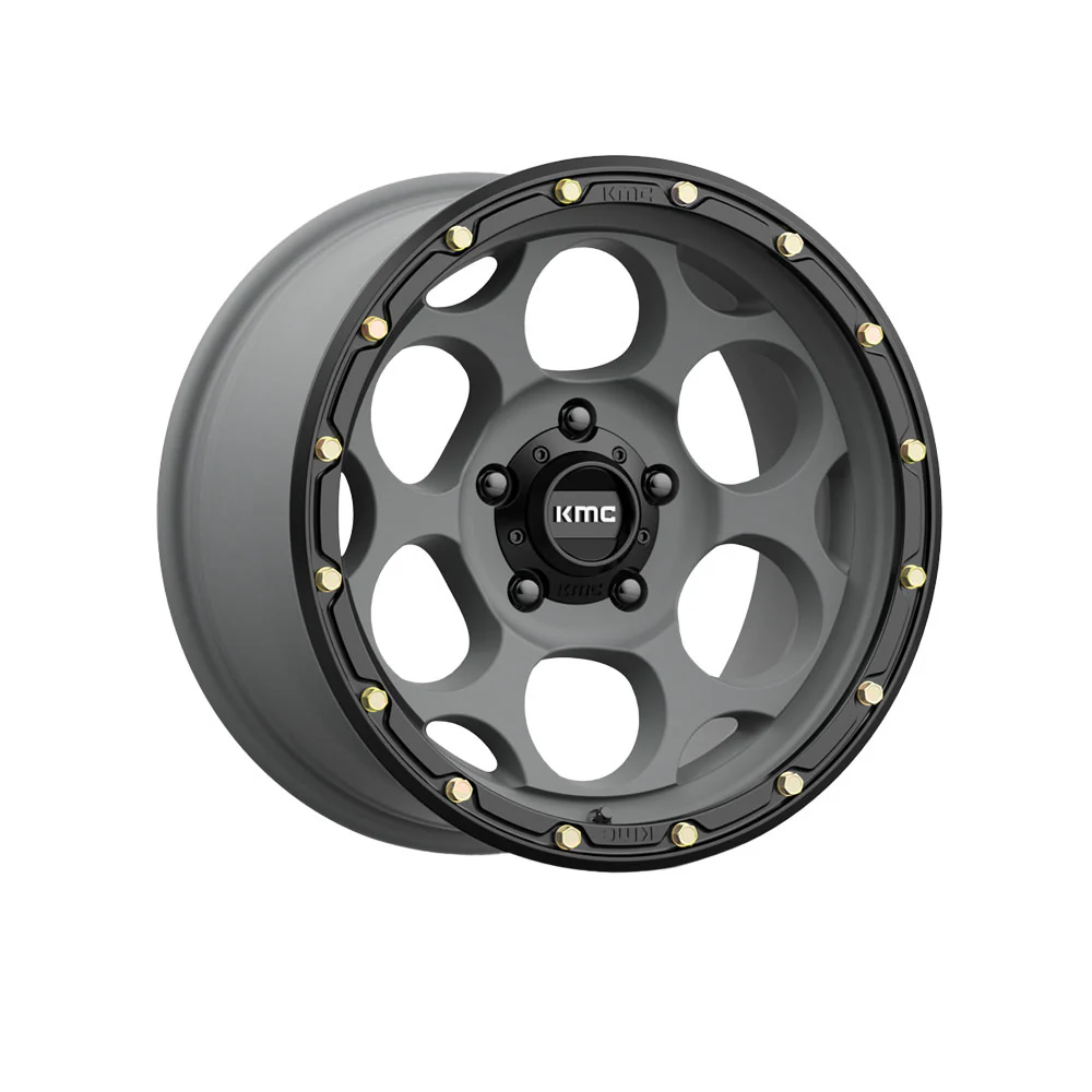 KMC KM541 DIRTY HARRY Satin Gray With Black Lip