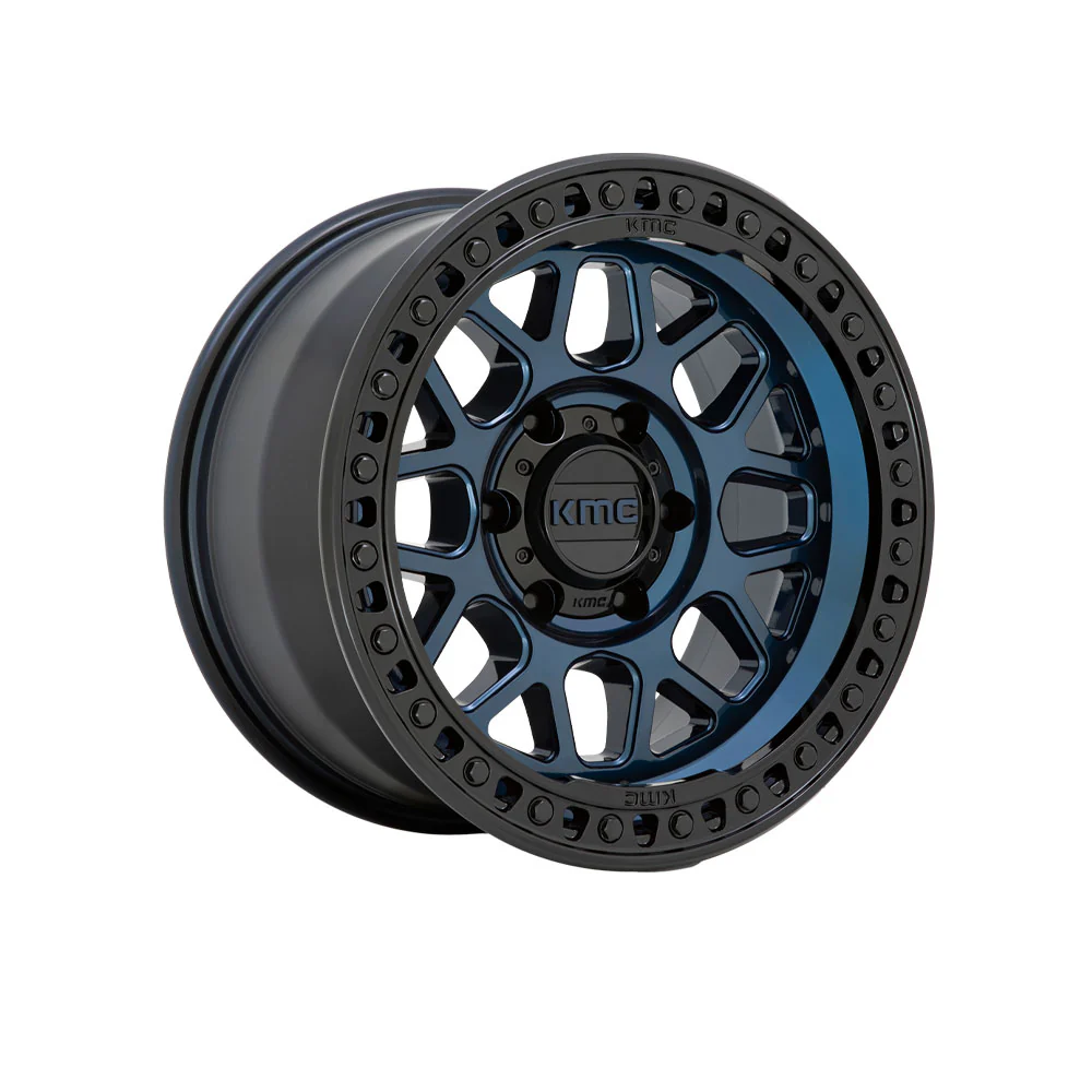 KMC KM549 GRS MIDNIGHT BLUE WITH G-BLK LIP