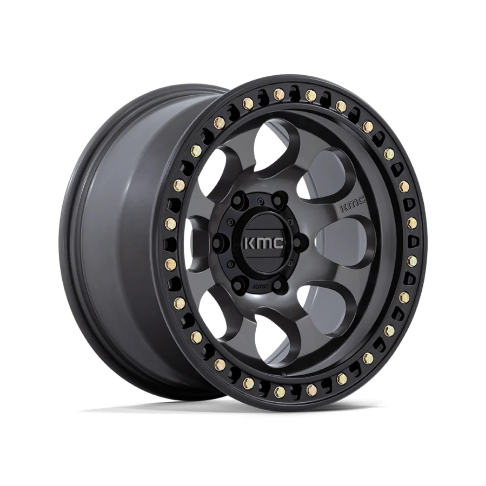 KMC KM550 RIOT SBL ANTHRACITE WITH SATIN BLACK LIP