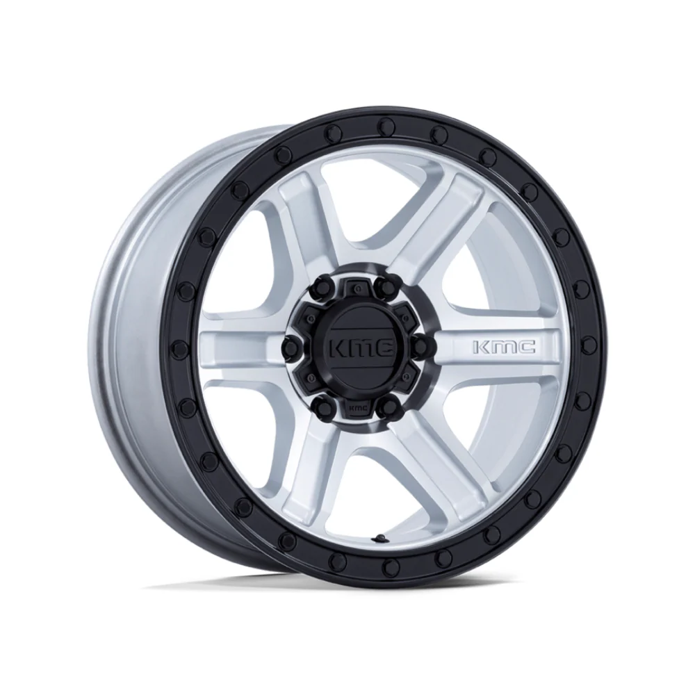 KMC KM551 OUTRUN MACHINED WITH GLOSS BLACK LIP