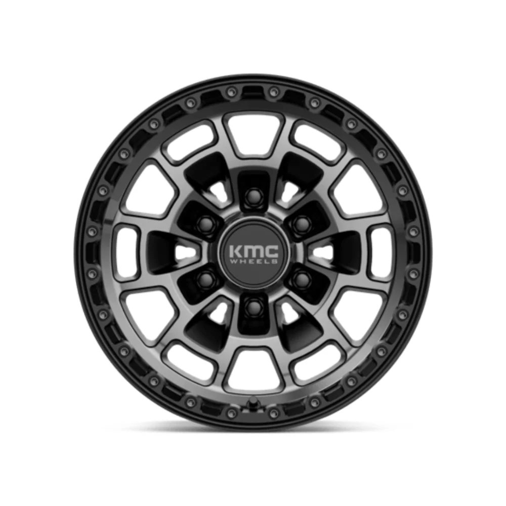 KMC XD SERIES KM718 SUMMIT Satin Black With Gray Tint - Image 2