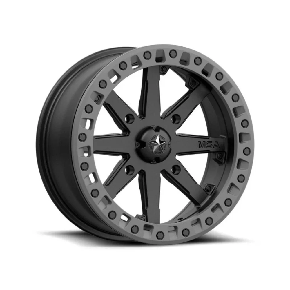 MSA MA031 LOKI SATIN BLACK WITH MATTE GRAY RING
