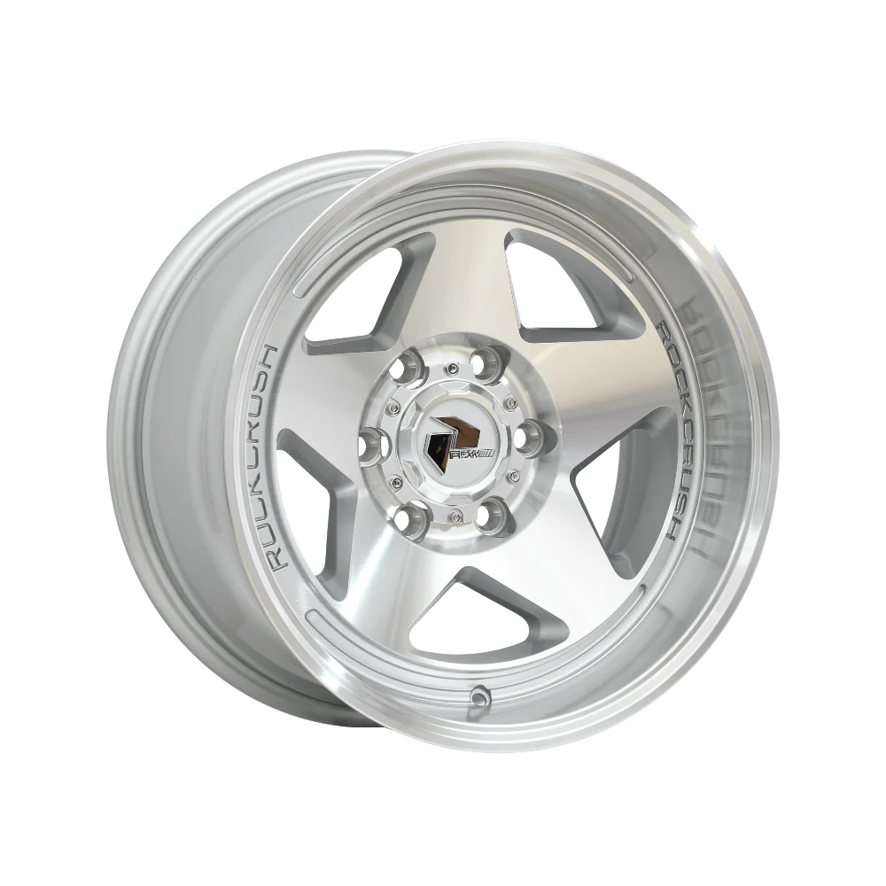 PDW WHEELS ROCKCRUSH Silver Machined