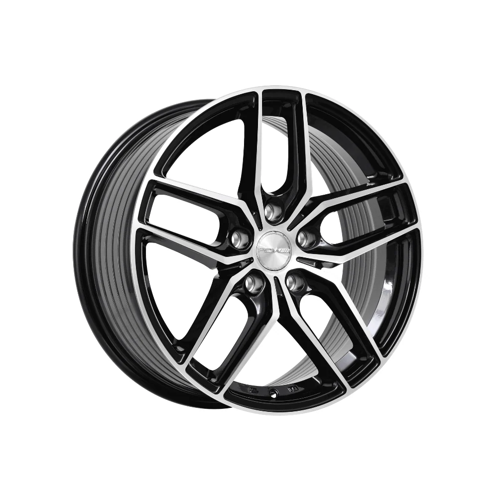 PDW WHEELS ROTARY BLACK MACHINED