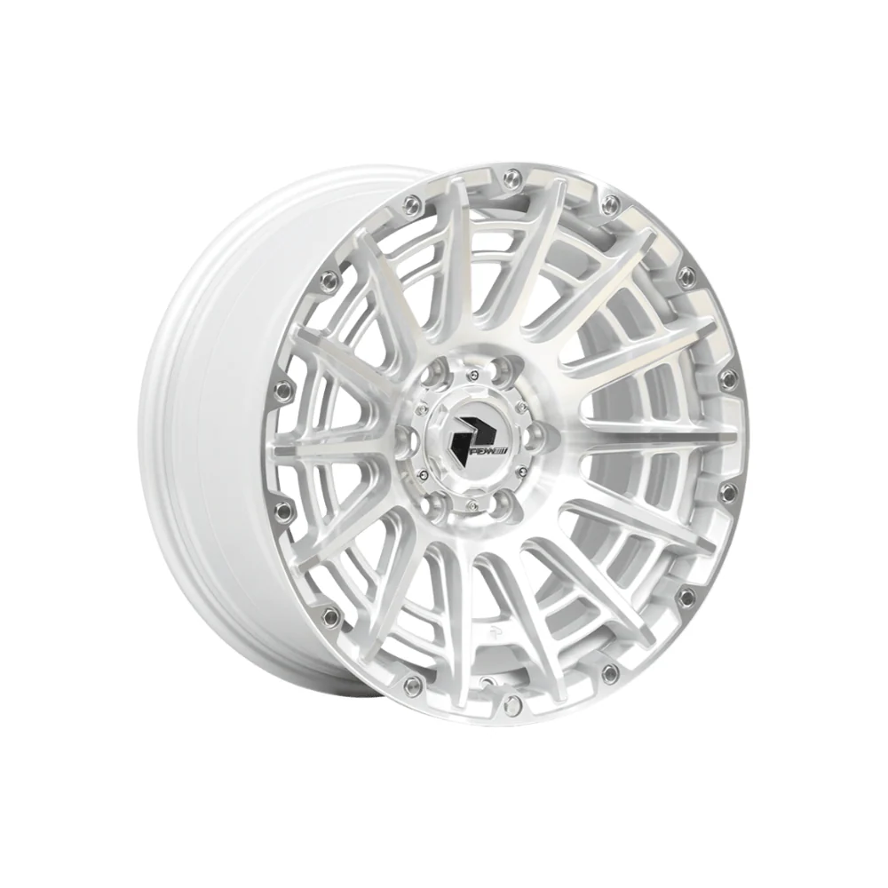 PDW WHEELS SAVAGE SILVER MACHINED