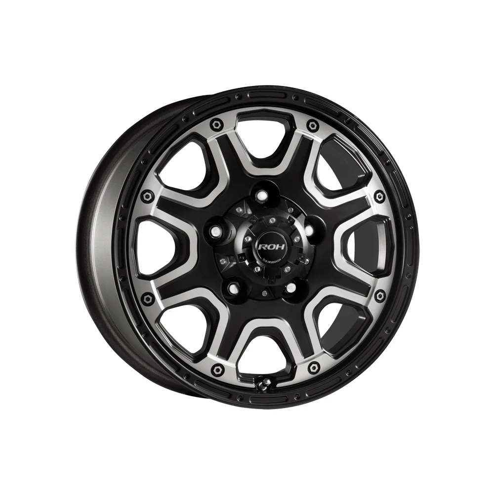 ROH WHEELS OCTAGON MATTE BLACK/MACHINED