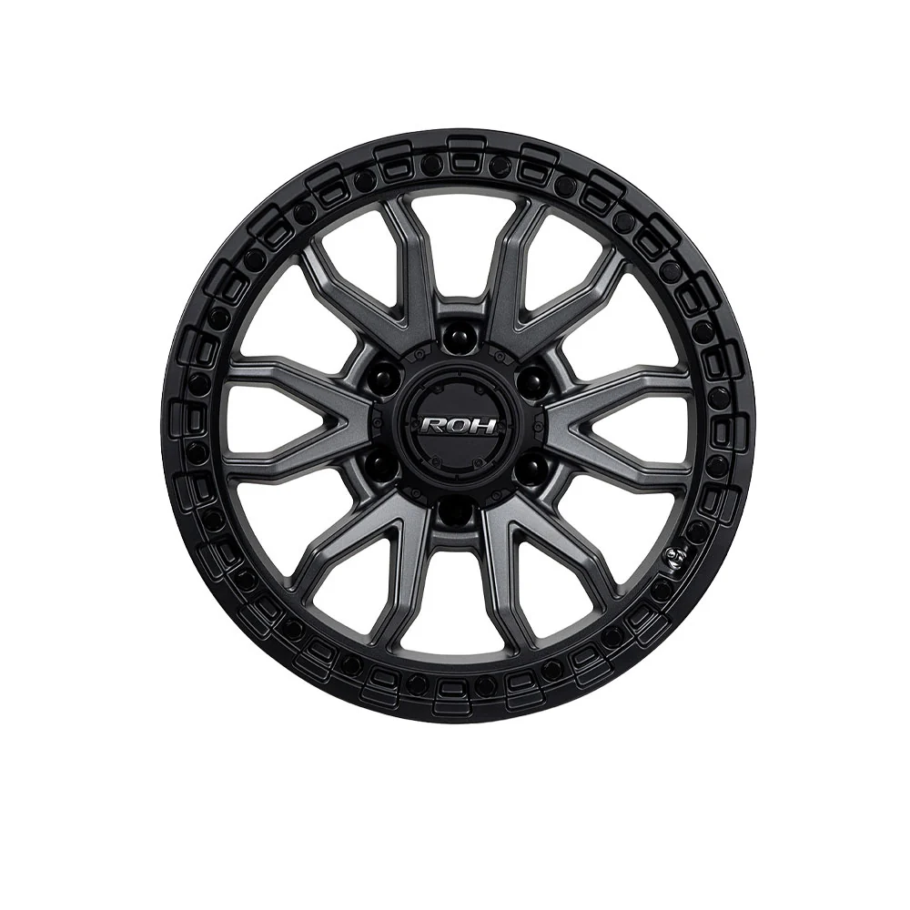 ROH WHEELS RAID MATTE BLACK GRAPHITE